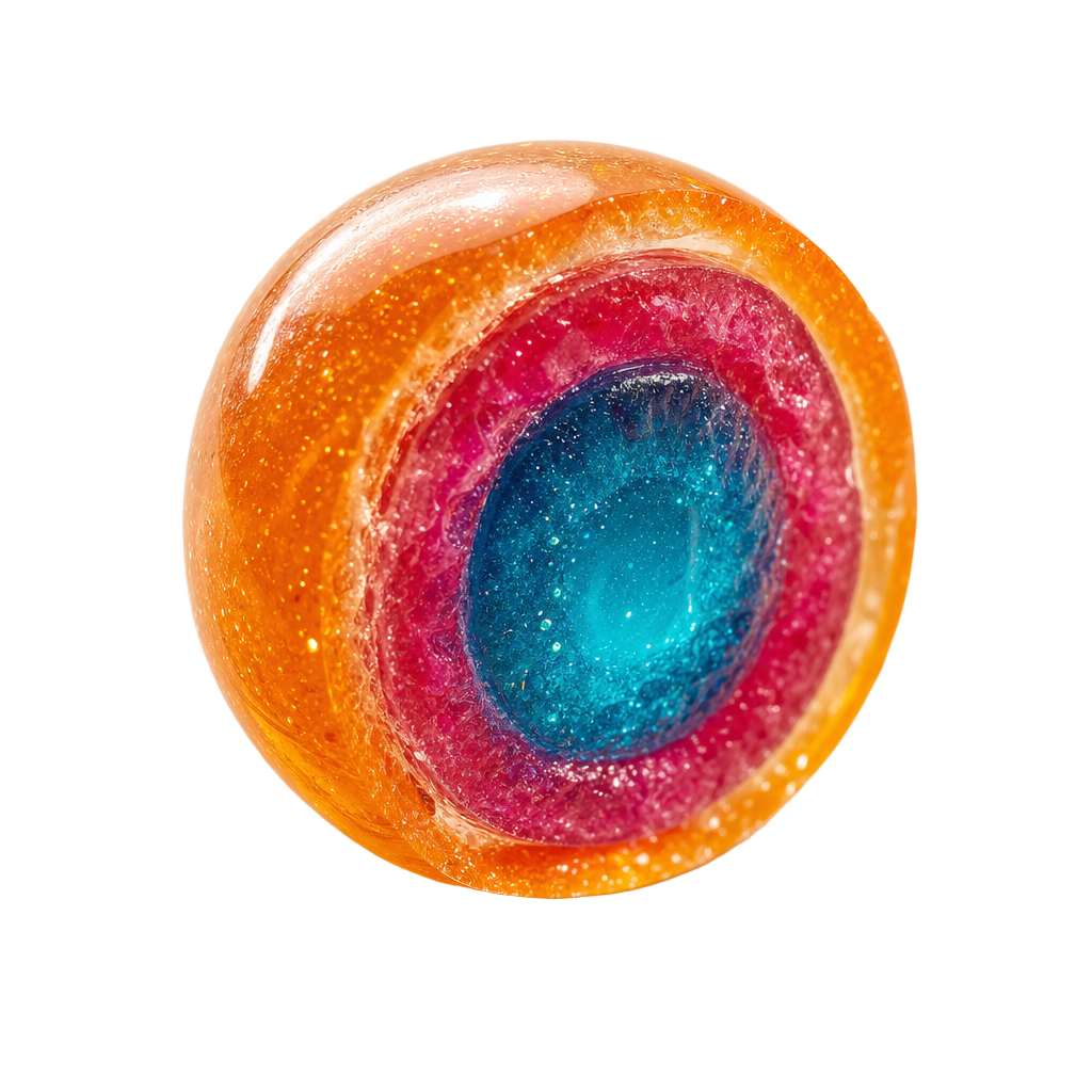 VitaGems multi-layer citrus, berry, mint nutrient gem